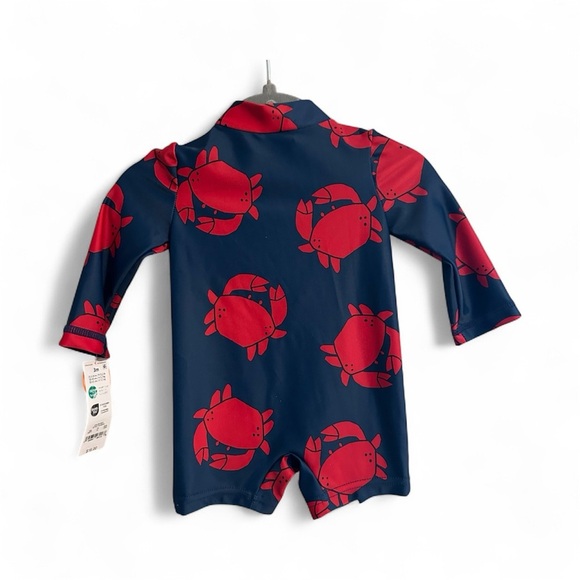 Carters Just One You Baby Rash Guard 0-3 Month NWT - Picture 2 of 3